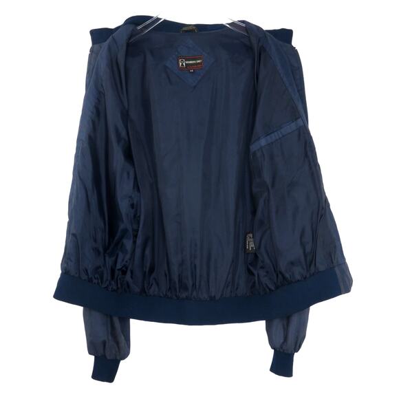 1990s Vintage Members Only Navy Blue Windbreaker Jacket Size EU 48 Medium - Picture 6 of 14